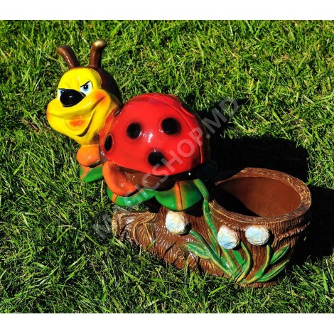 Садовая восковая фигурка Cera Божья коровка